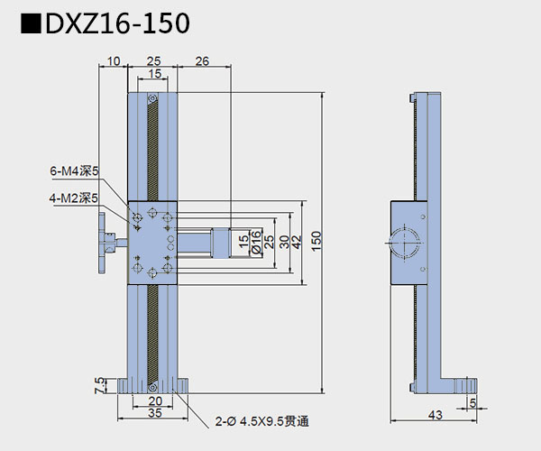 燕尾滑臺 DXZ11/DXZ16(圖11)